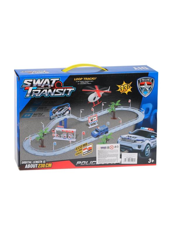 Игровой набор Автотрек, в комплекте предметов/деталей 33шт., батарейка АА*1шт.
не входит, коробка