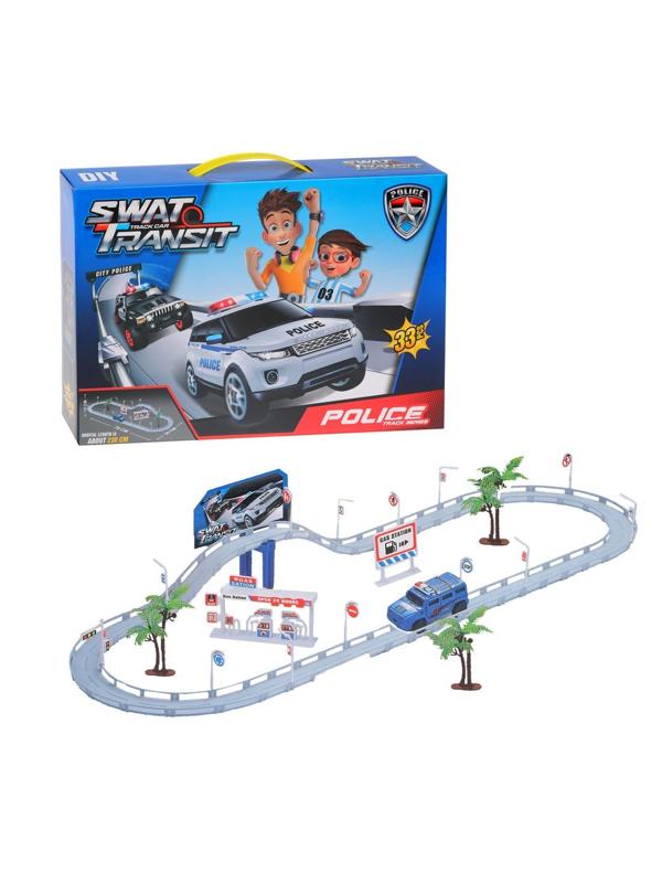 Игровой набор Автотрек, в комплекте предметов/деталей 33шт., батарейка АА*1шт.
не входит, коробка