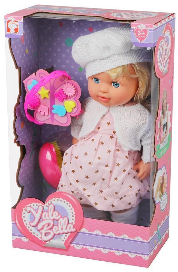 Кукла 30 см аксесс. 10 предм., в ассорт., кор.