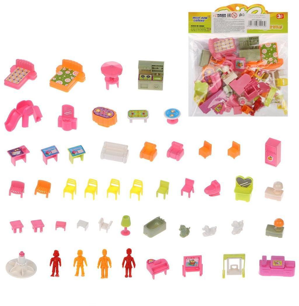 Игровой набор Мебель, в компл. 51 предм., пакет