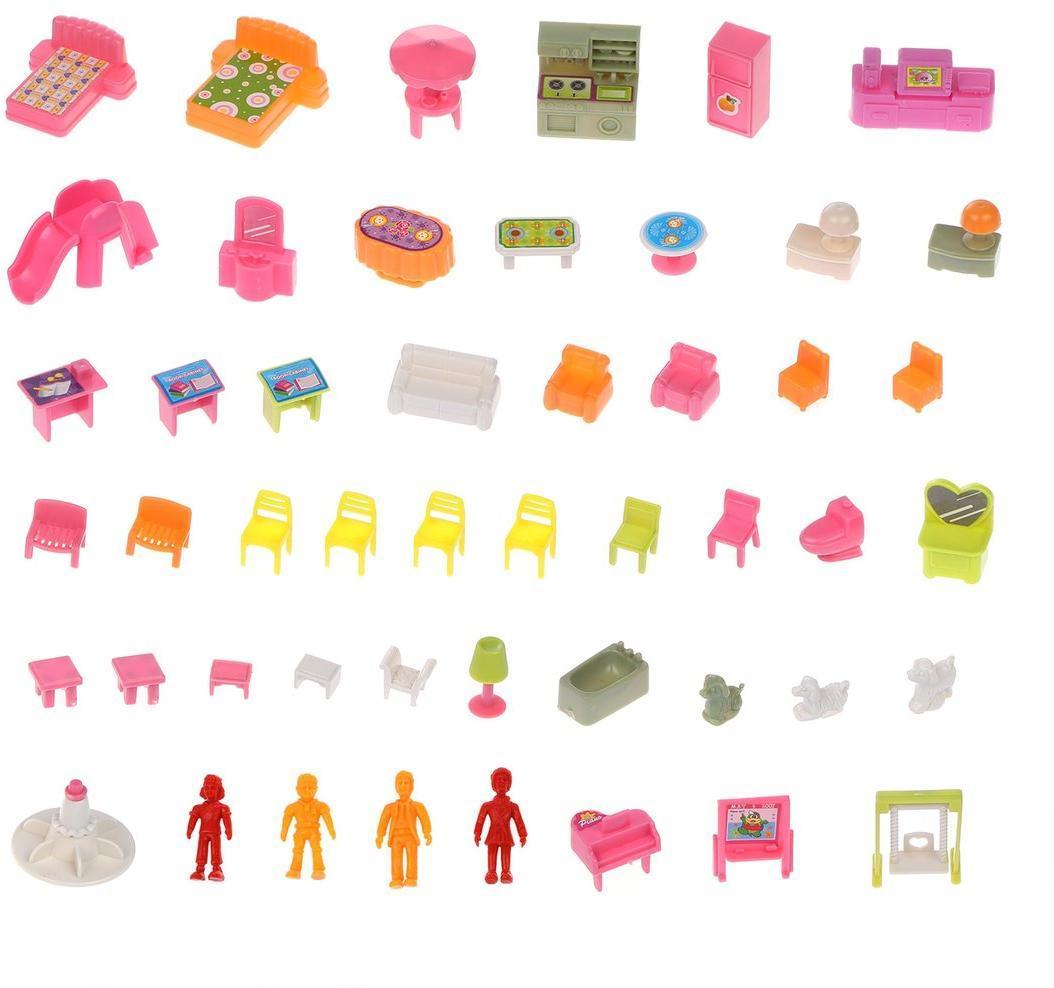Игровой набор Мебель, в компл. 51 предм., пакет
