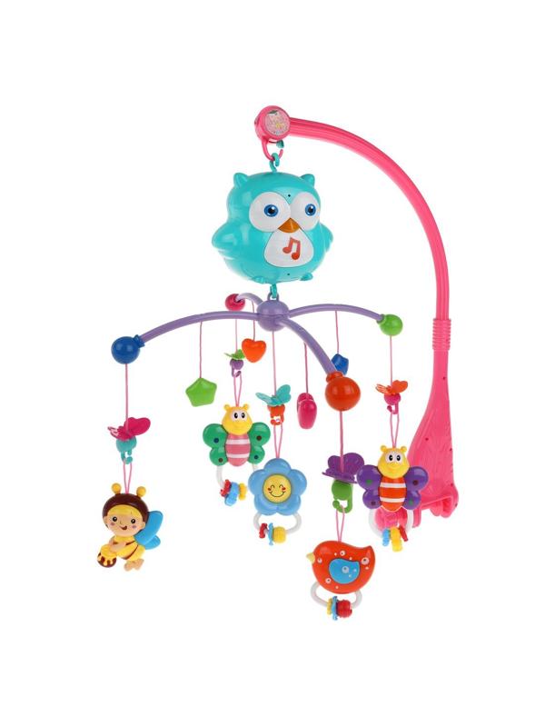 Мобиль, звук, эл.пит.3*AA не вх.в компл., в ассорт., коробка