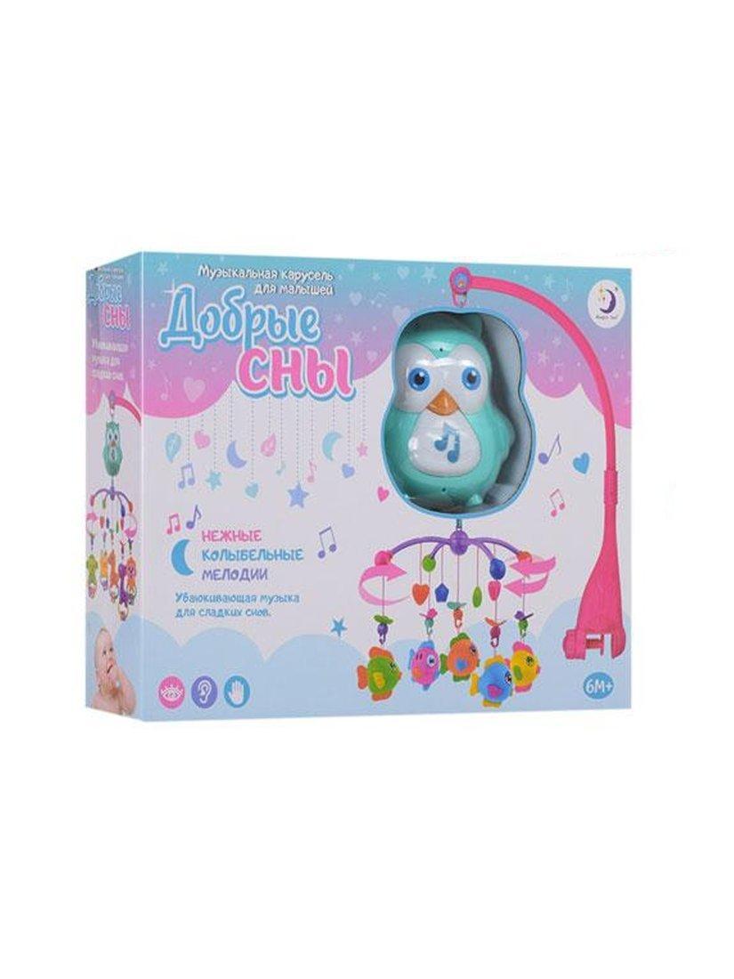 Мобиль на кроватку Добрые сны Африка эл-ф., звук, эл.пит.3*AA не вх.в компл.,
кор