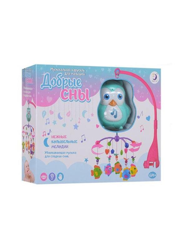 Мобиль на кроватку Добрые сны Африка эл-ф., звук, эл.пит.3*AA не вх.в компл.,
кор