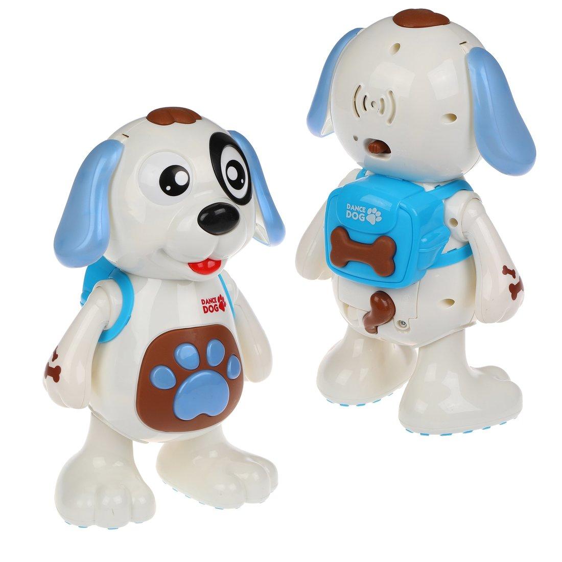 Танцующая собака, свет, звук, прыгает, эл.пит. АА*3 не вх.в компл., кор.