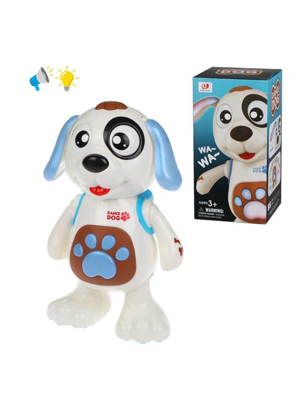 Танцующая собака, свет, звук, прыгает, эл.пит. АА*3 не вх.в компл., кор.