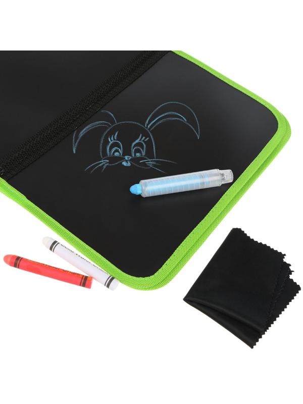 Книжка для рисования мелом, мелки 4 шт. в компл., кор.