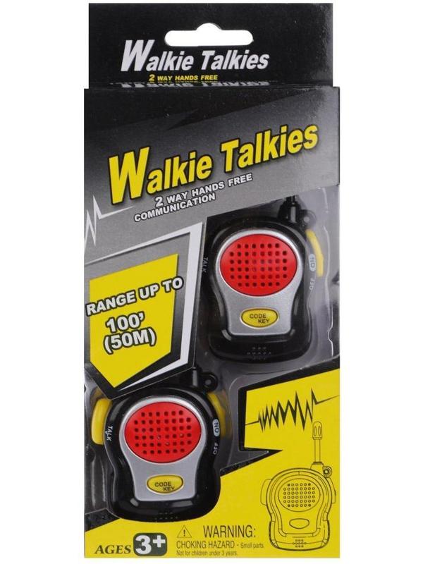 Рация эл. 2 шт. с функцией азбуки Морзе, эл.пит.AG10*12 шт. в компл., кор.