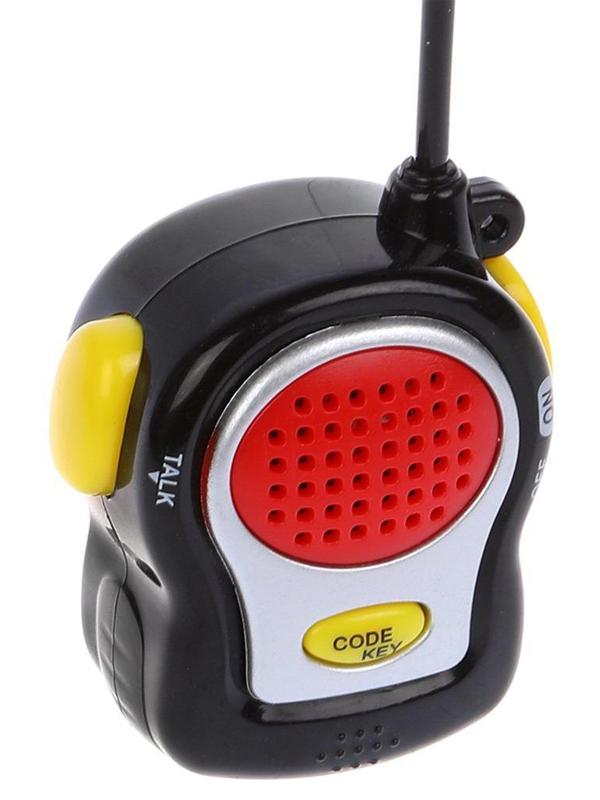 Рация эл. 2 шт. с функцией азбуки Морзе, эл.пит.AG10*12 шт. в компл., кор.