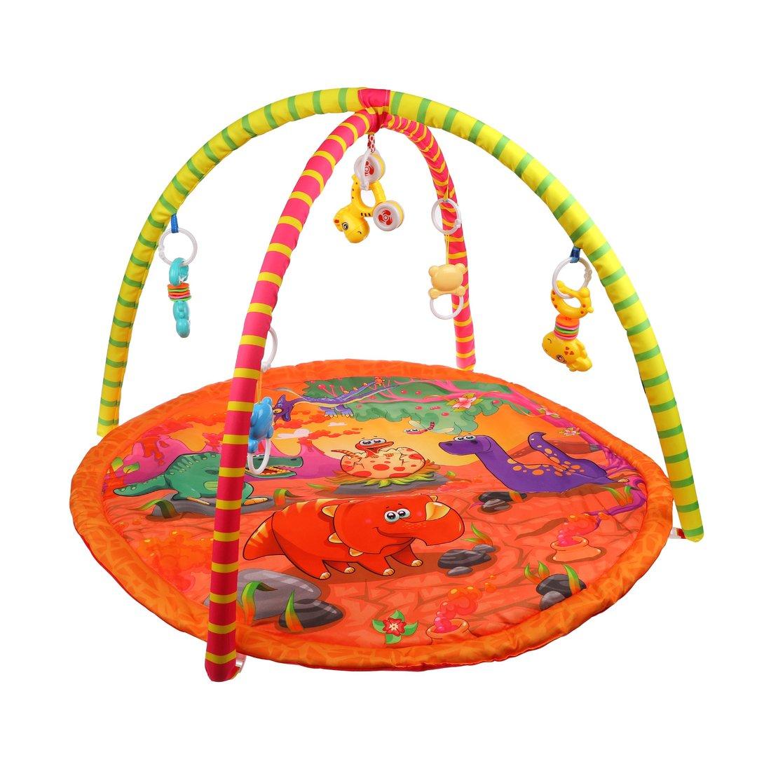 Развивающий игровой коврик, 5 игрушек, в ассорт.