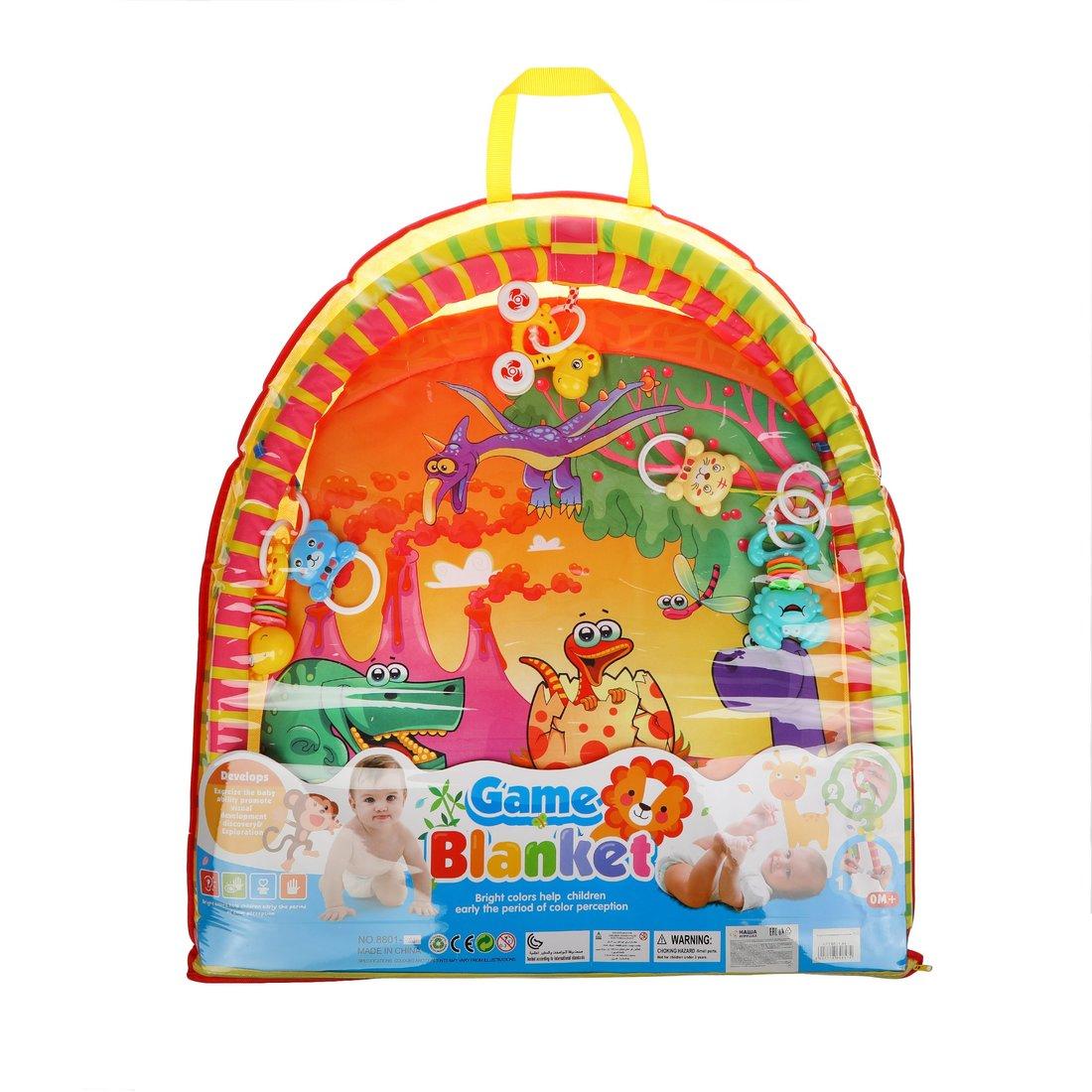 Развивающий игровой коврик, 5 игрушек, в ассорт.