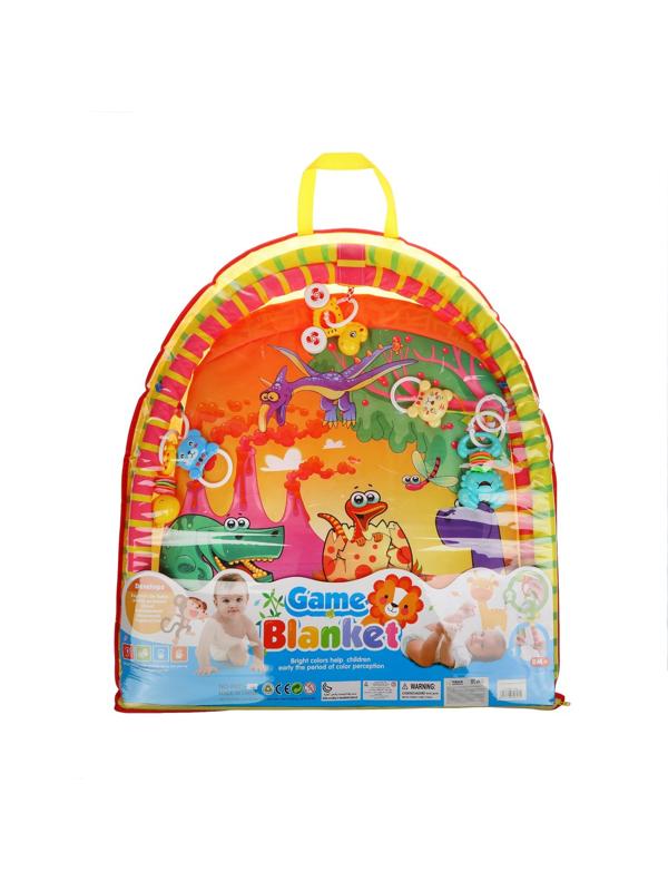 Развивающий игровой коврик, 5 игрушек, в ассорт.