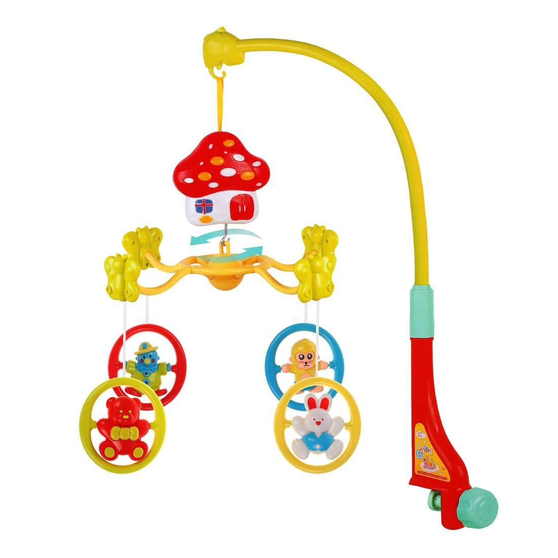 Мобиль заводной на кроватку Домик, кор.