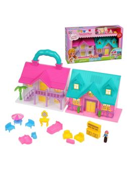 Игровой набор Кукольный домик, в компл.12 предм., кор.