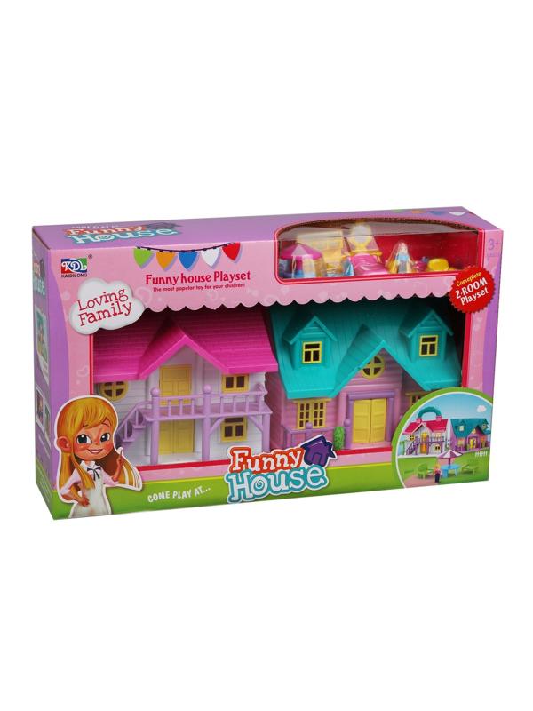 Игровой набор Кукольный домик, в компл.12 предм., кор.