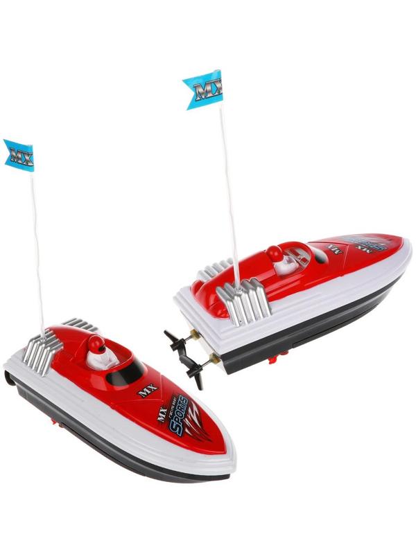 Катер р/у, 4 канала, эл.пит.АА*5шт.не вх.в комплект, коробка