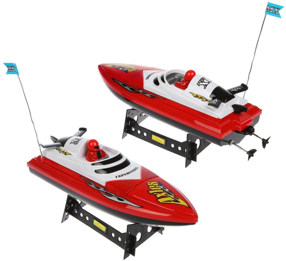 Катер р/у, 4 канала, в комплекте: аккум., ЗУ, эл.пит.АА*4шт.не вх.в комплект