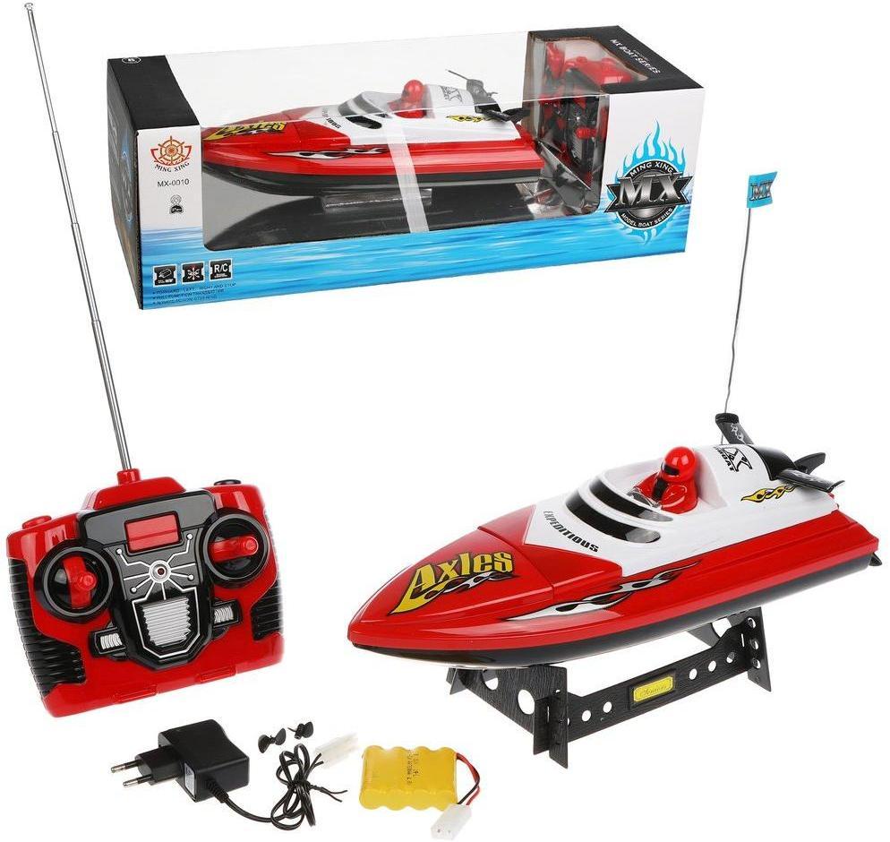 Катер р/у, 4 канала, в комплекте: аккум., ЗУ, эл.пит.АА*4шт.не вх.в комплект