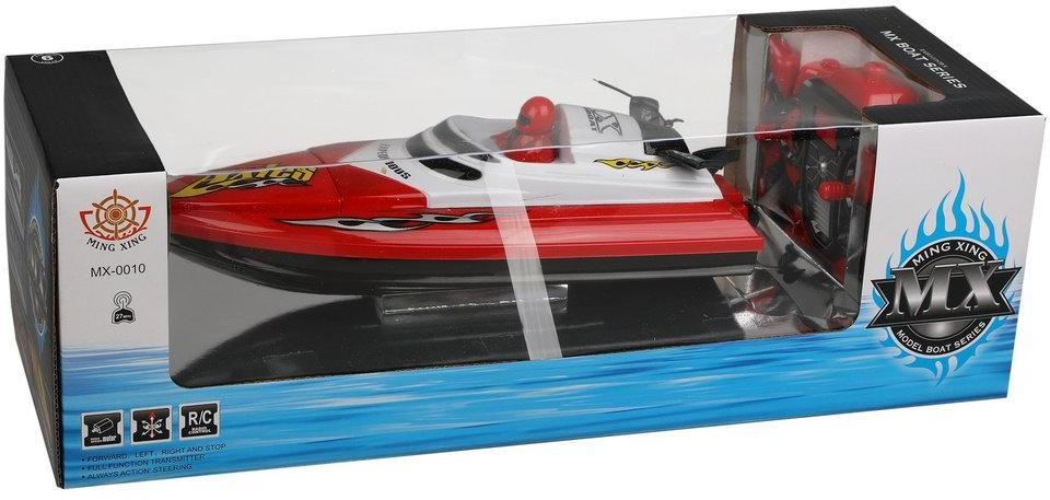 Катер р/у, 4 канала, в комплекте: аккум., ЗУ, эл.пит.АА*4шт.не вх.в комплект