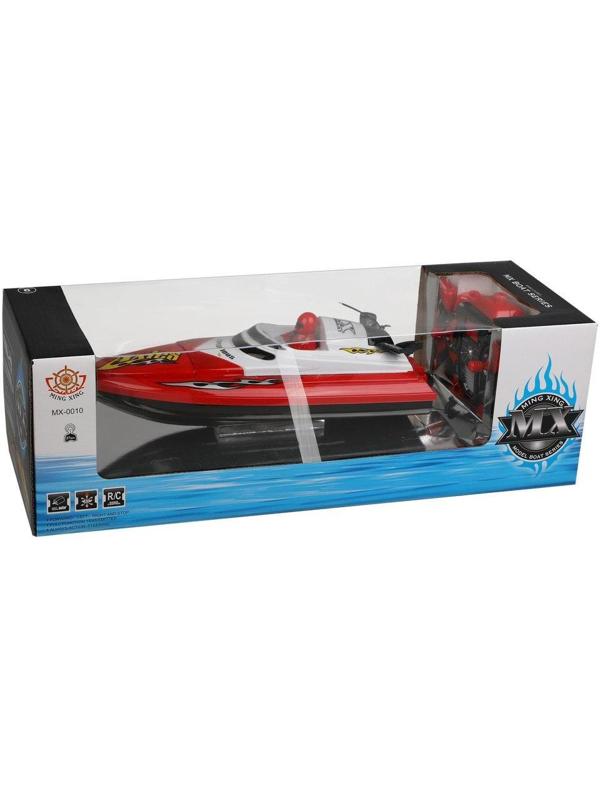 Катер р/у, 4 канала, в комплекте: аккум., ЗУ, эл.пит.АА*4шт.не вх.в комплект