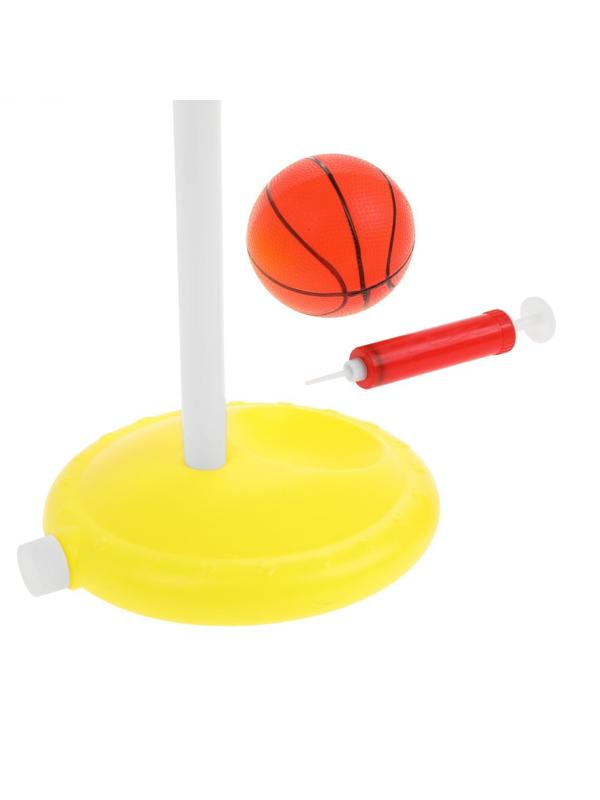 Набор напольный баскетбол, стойка высота 105 см, щит, мяч, насос, коробка