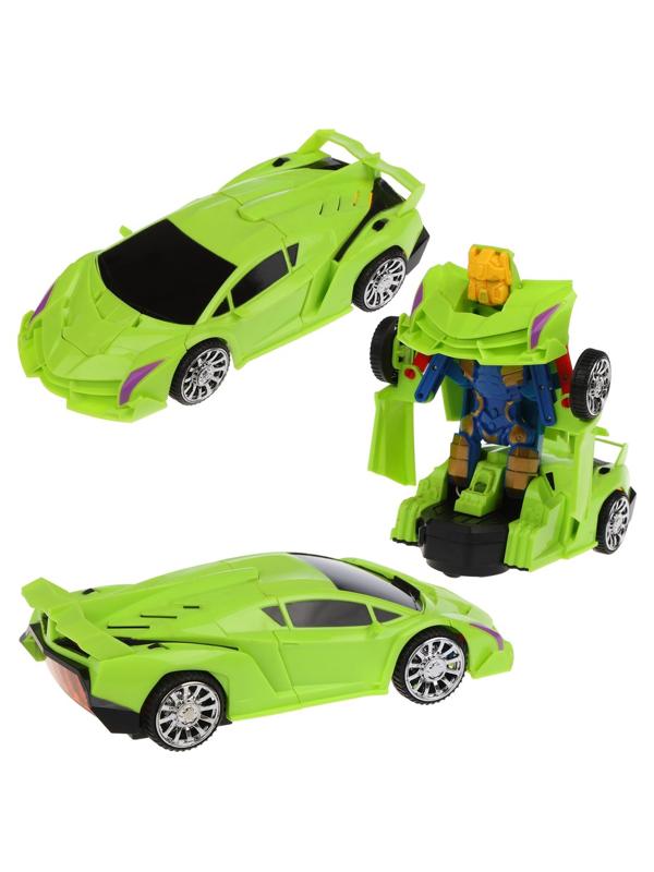 Трансформер Машина-робот эл., свет, звук, эл.пит.АА*2шт.не вх.в комплект,
коробка, в ассортименте