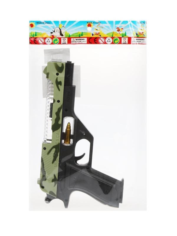 Пистолет эл., свет, звук, вибрация, эл.пит.АА*3шт.не вх.в комплект