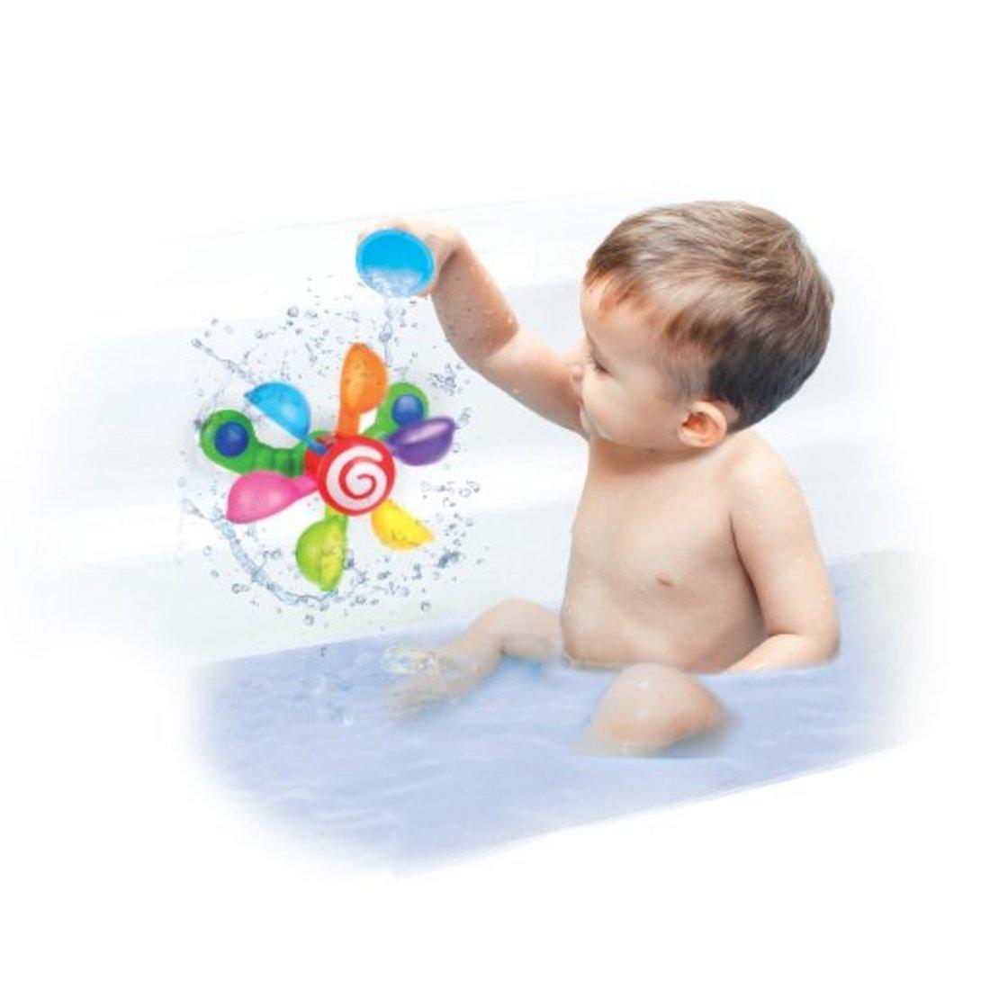 Игрушка для купания Водяная карусель: быстро крутится под струей воды