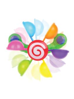 Игрушка для купания Водяная карусель: быстро крутится под струей воды