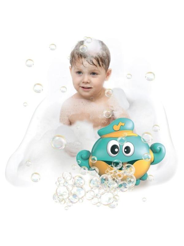 Игрушка для купания Осьминог: создавайте пену, 2 режима работы: с муз. или
без., 3 АА включ.