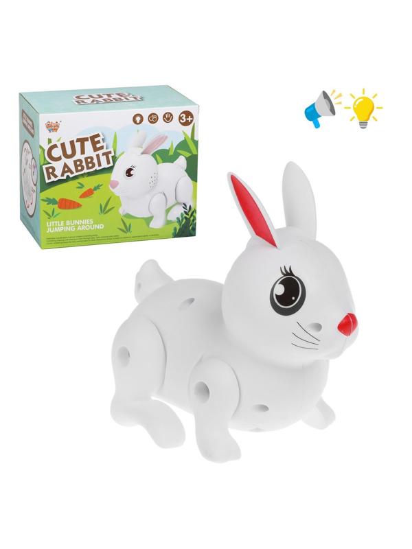 Кролик эл-ф., свет, звук, прыгает, двигает ушками, эл.пит. АА*3 не вх.в
компл., кор., в ассорт.