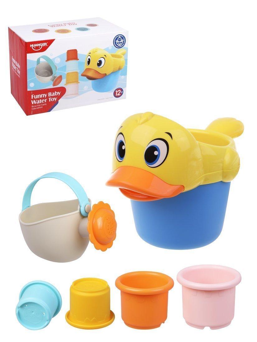 ДЕФЕКТ УПАКОВКИ Набор для купания Утенок, 6 предметов, кор.