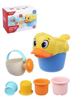 ДЕФЕКТ УПАКОВКИ Набор для купания Утенок, 6 предметов, кор.