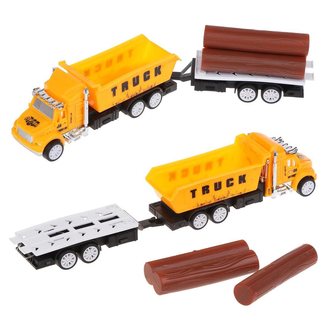 Игровой набор Стройка, в комплекте машина инерционная с прицепом, предметов
3шт., пакет