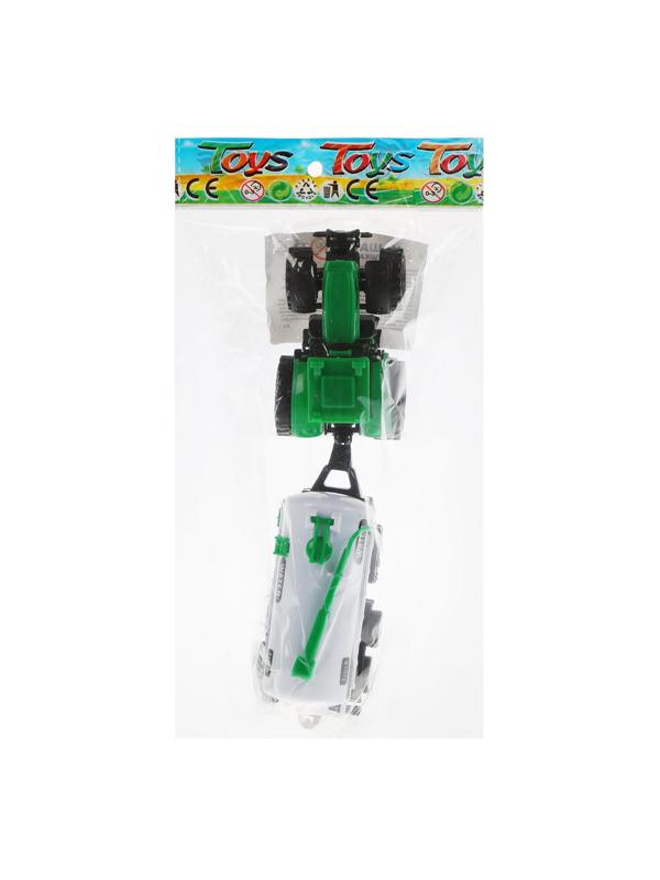 Трактор инерционный с прицепом