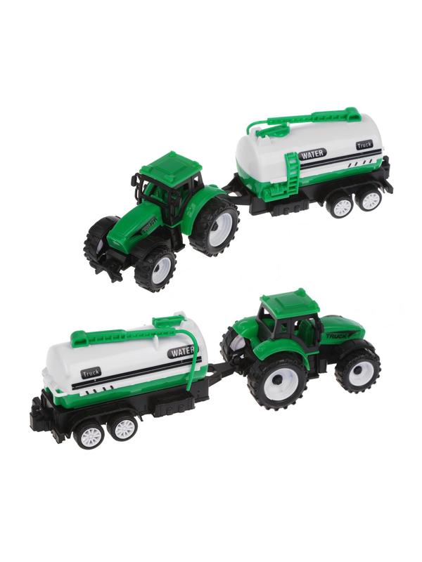 Трактор инерционный с прицепом