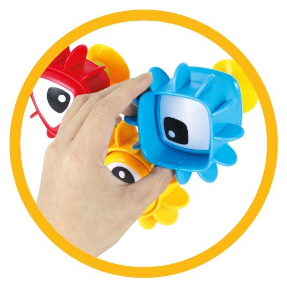 Игрушка-сортер для купания Глазастик, крепится на присоски