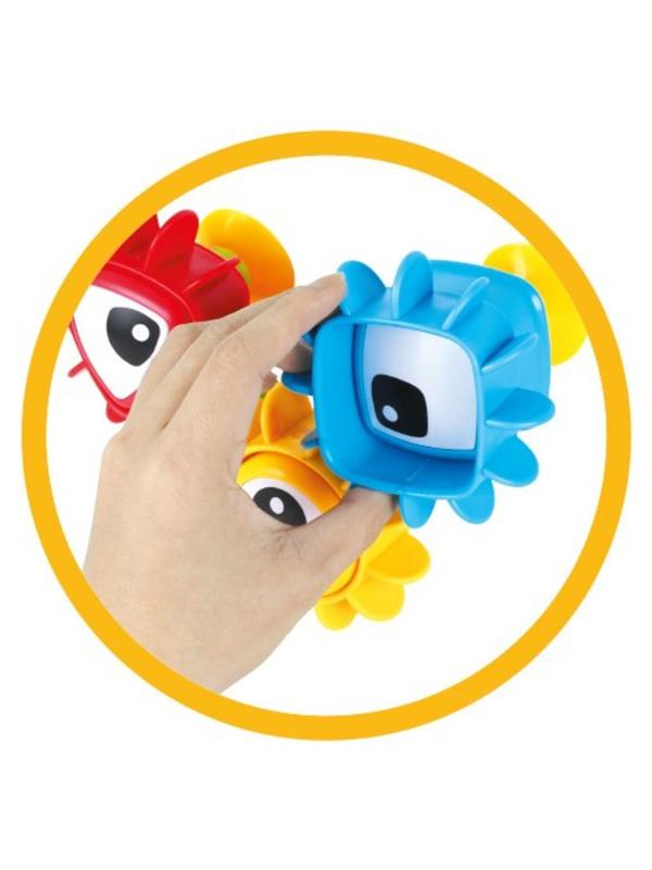 Игрушка-сортер для купания Глазастик, крепится на присоски