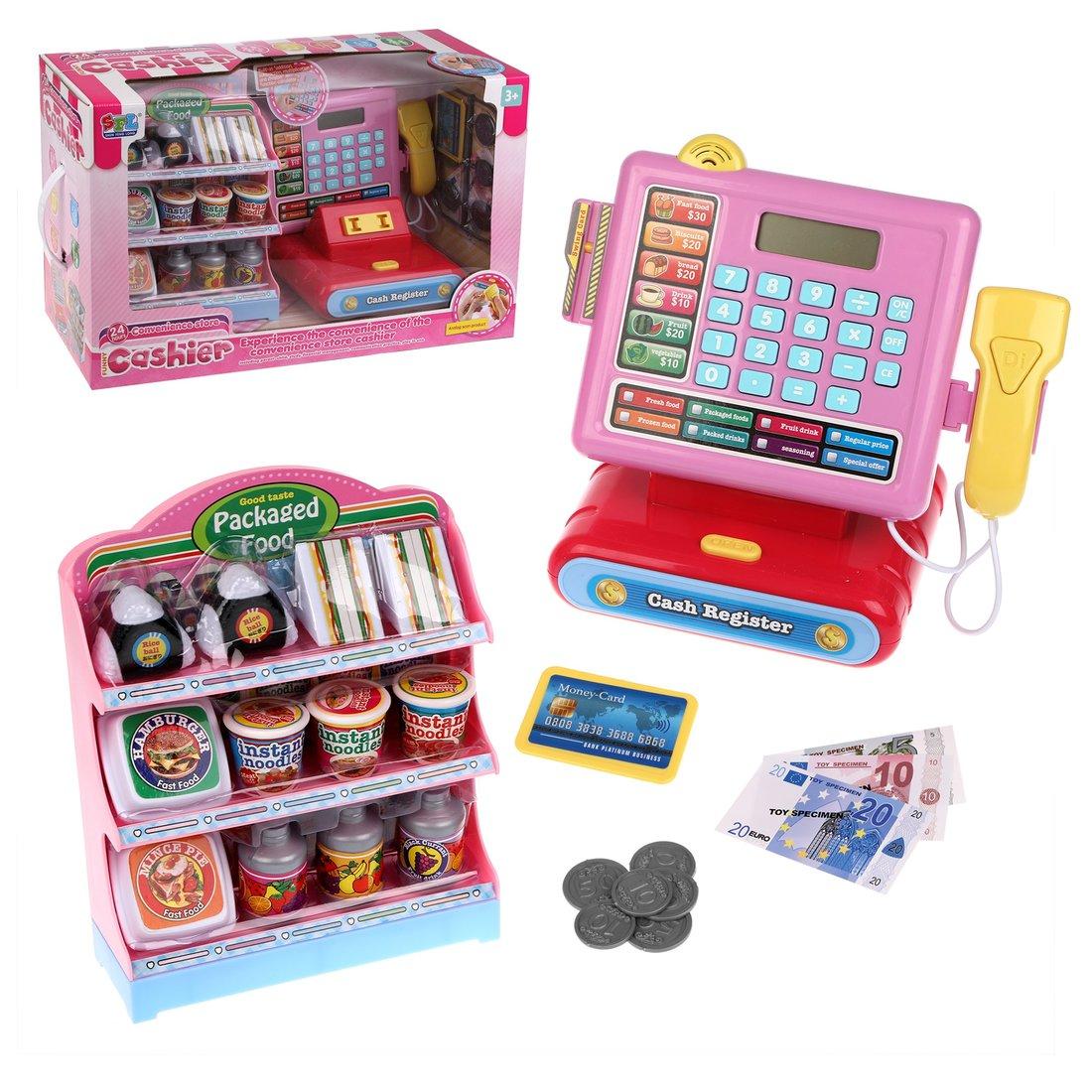 Игр. набор Супермаркет,свет, звук, в компл. предметов 16шт. эл. пит. ААх2шт
не вх. в компл., кор.