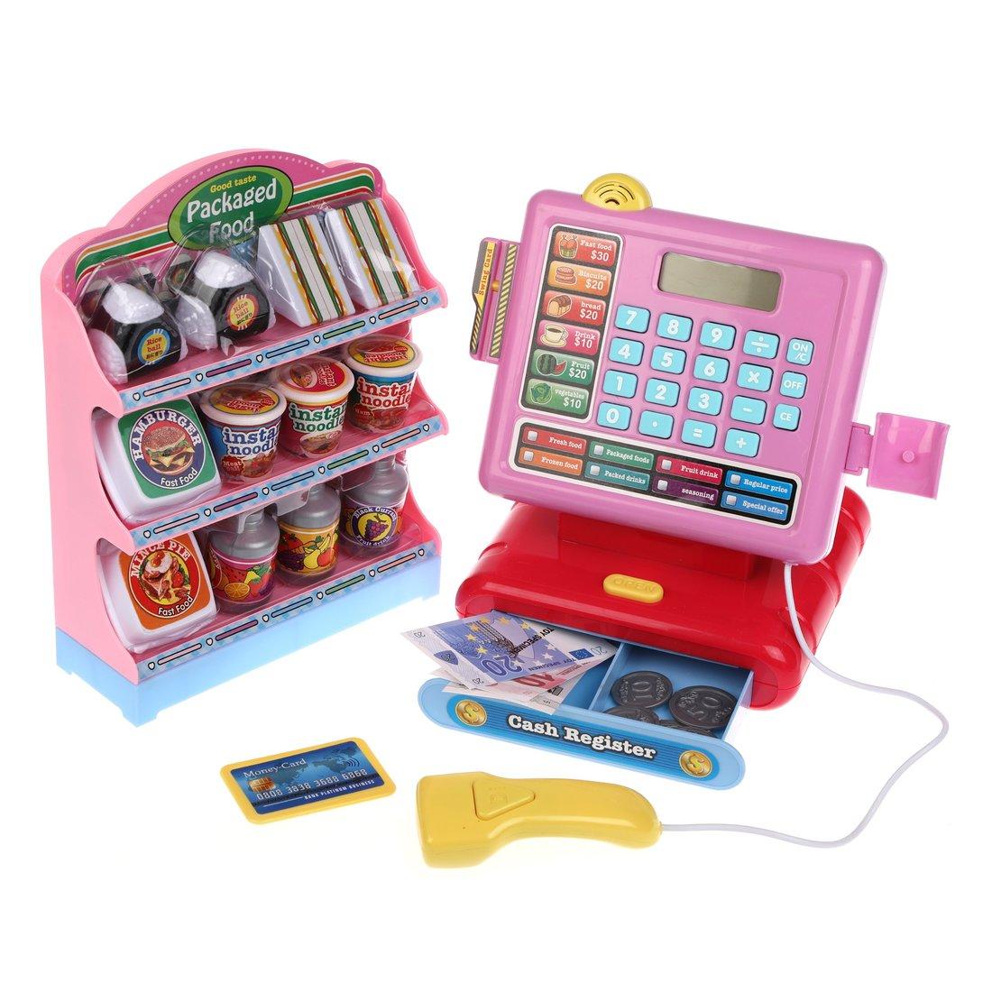 Игр. набор Супермаркет,свет, звук, в компл. предметов 16шт. эл. пит. ААх2шт
не вх. в компл., кор.