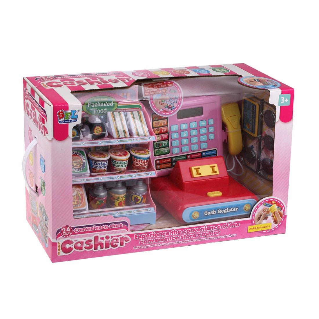 Игр. набор Супермаркет,свет, звук, в компл. предметов 16шт. эл. пит. ААх2шт
не вх. в компл., кор.