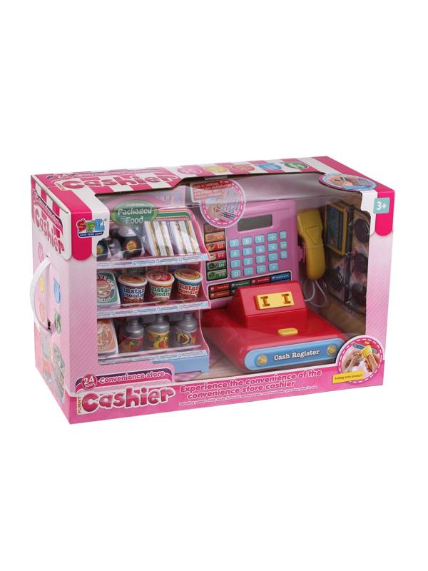 Игр. набор Супермаркет,свет, звук, в компл. предметов 16шт. эл. пит. ААх2шт
не вх. в компл., кор.