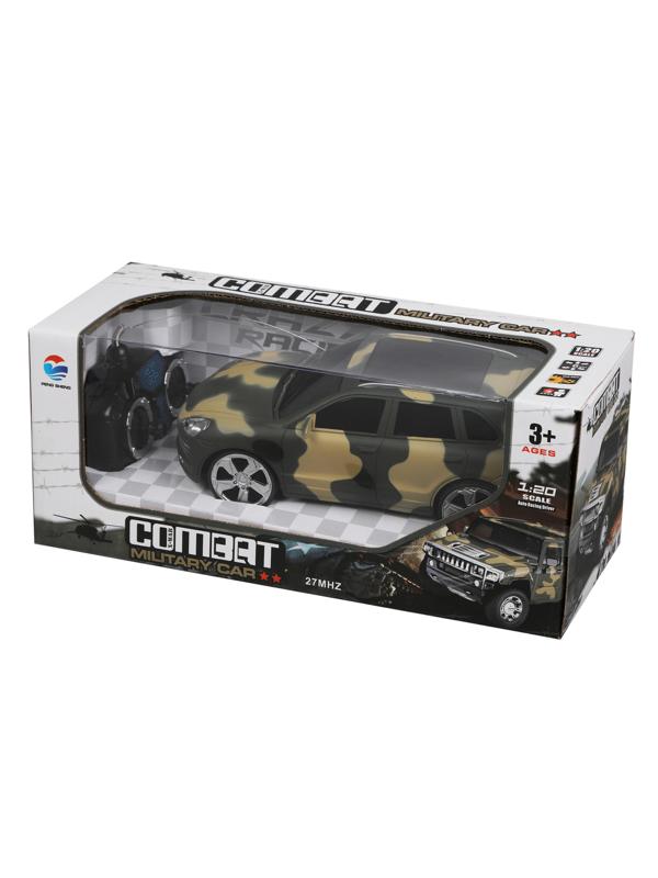 Машина Военная р/у, 4 канала, эл.пит.АА*5шт.не вх.в комплект, коробка