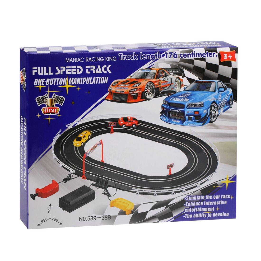 Игровой набор Автотрек, в комплекте: деталей 26шт, машина 2шт, элементы
питания LR14*4шт не входят, коробка