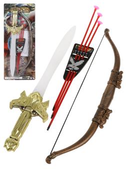 Игр.набор Рыцарь, в комплекте: предметов 5шт., блистер