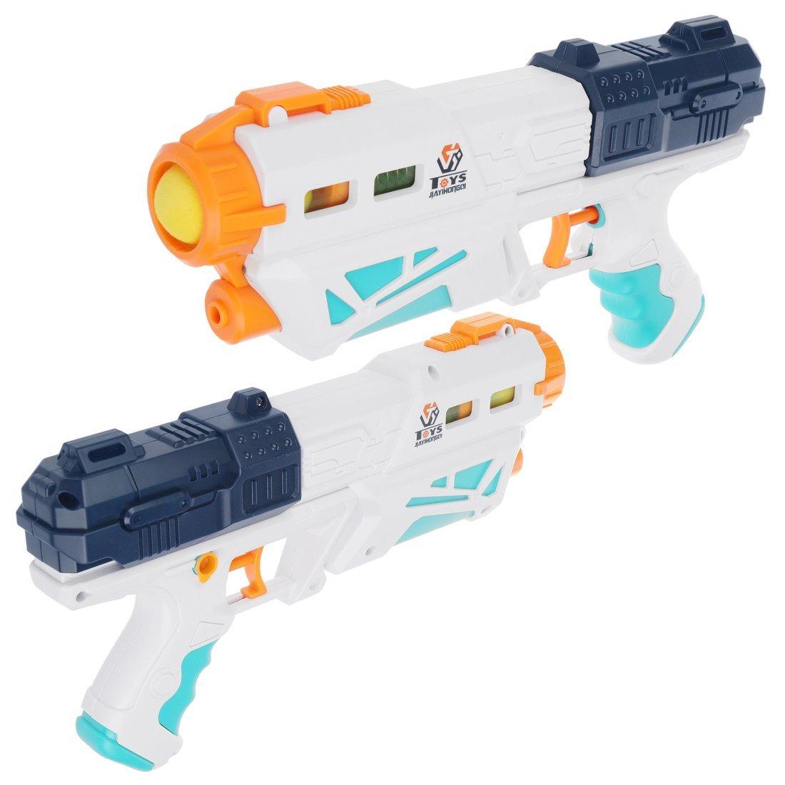 Бластер, в комплекте: м/шарики 6шт., коробка, в ассортименте