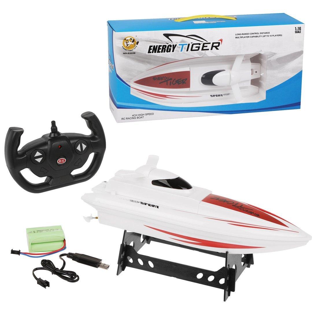 Катер р/у, 4 канала, в комплекте: предмет 1шт., аккум., USB шнур,
эл.пит.АА*2шт.не вх.в комплект