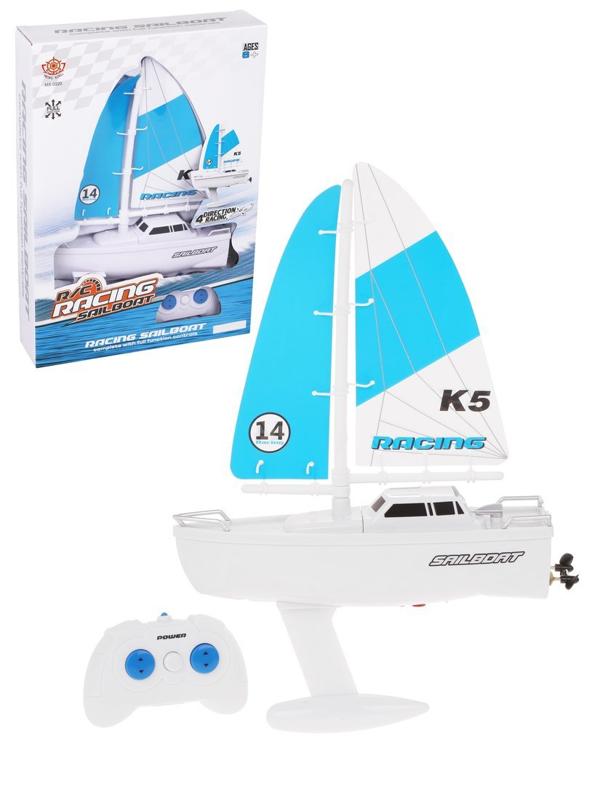 Яхта р/у, 4 канала, эл.пит.ААА*5шт.не вх.в комплект