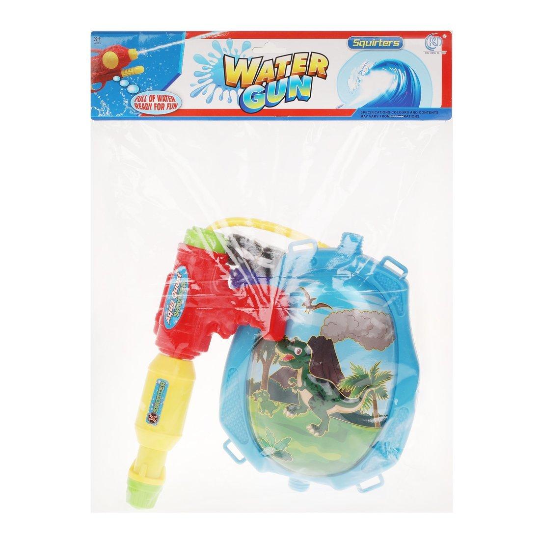 Набор бластер водяной-рюкзак Динозаврики, в ассорт.