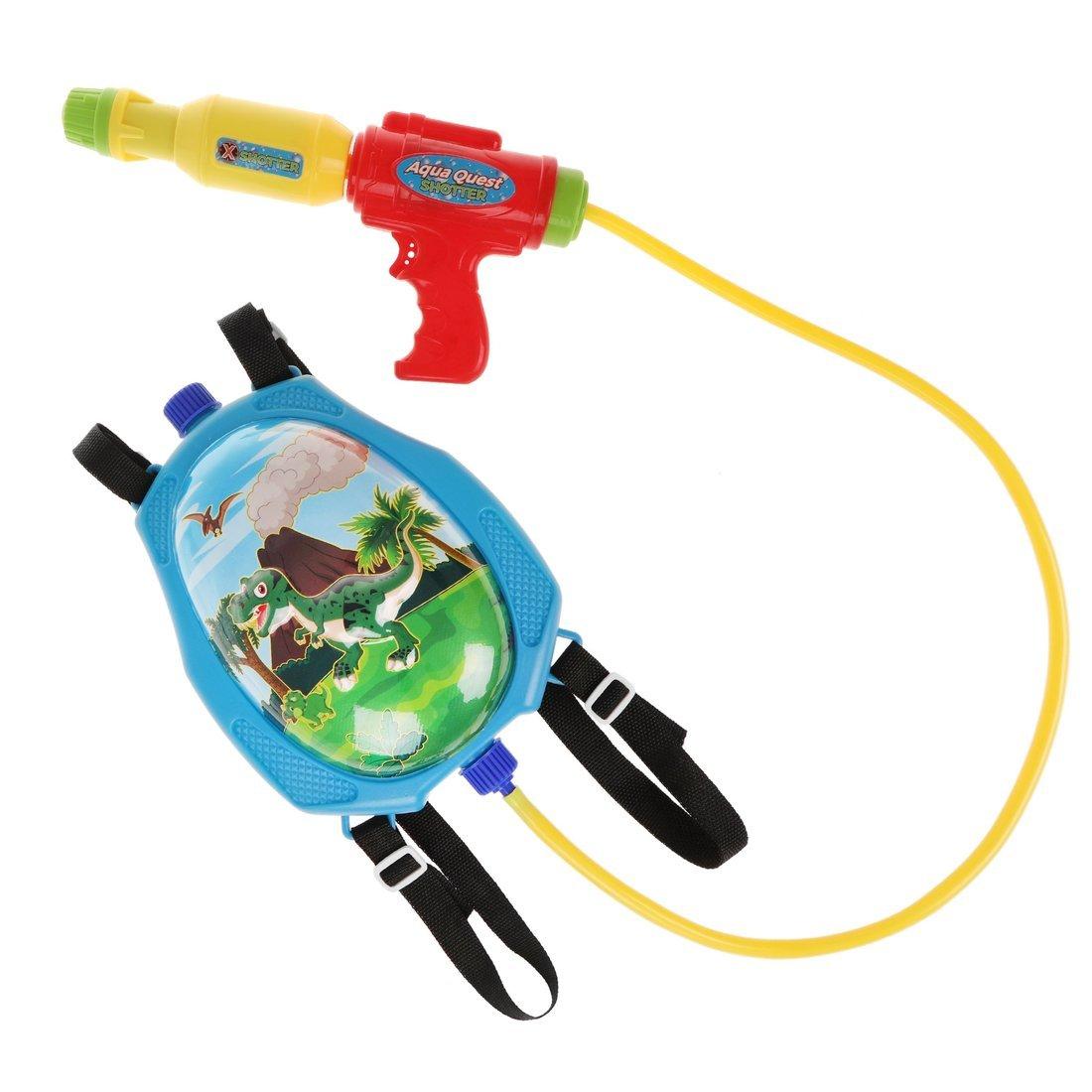 Набор бластер водяной-рюкзак Динозаврики, в ассорт.